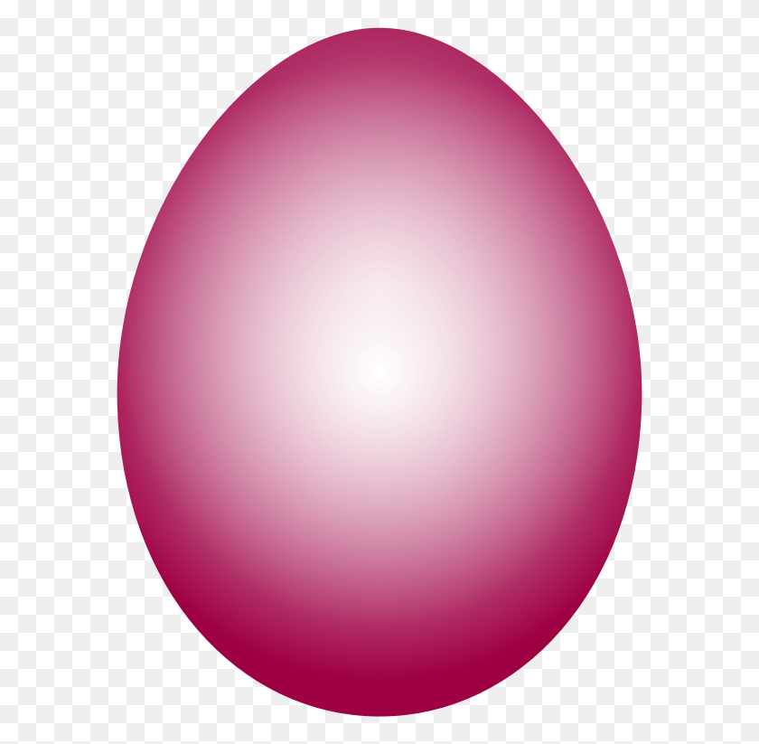 582x763 Medium Image Pink Easter Egg Clipart, Balloon, Ball, Egg HD PNG Download