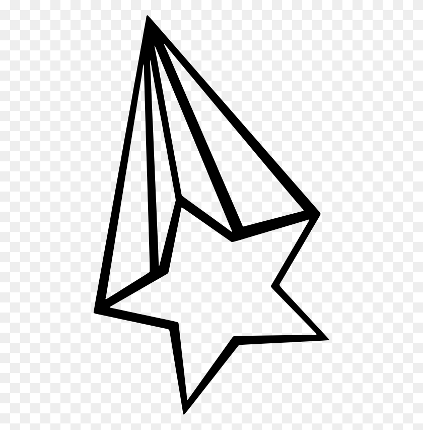 469x793 Medium Image Shooting Star Simple Drawing, Gray, World Of Warcraft HD PNG Download