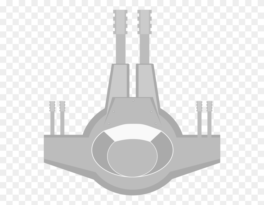 563x593 Medium Image Space Ship Cannons Icon, Machine, Can, Tin HD PNG Download