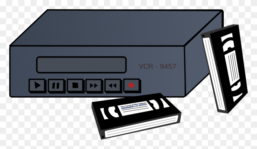 800x442 Medium Image Vhs Tape Clip Art, Electronics, Cd Player, Scoreboard HD PNG Download