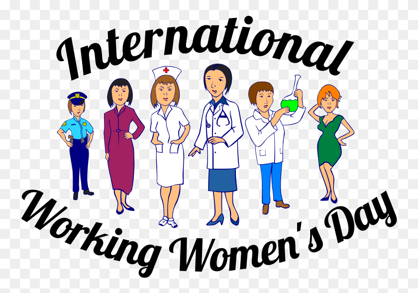 757x529 Medium Image Womens Day Clipart, Person, Human, Nurse HD PNG Download