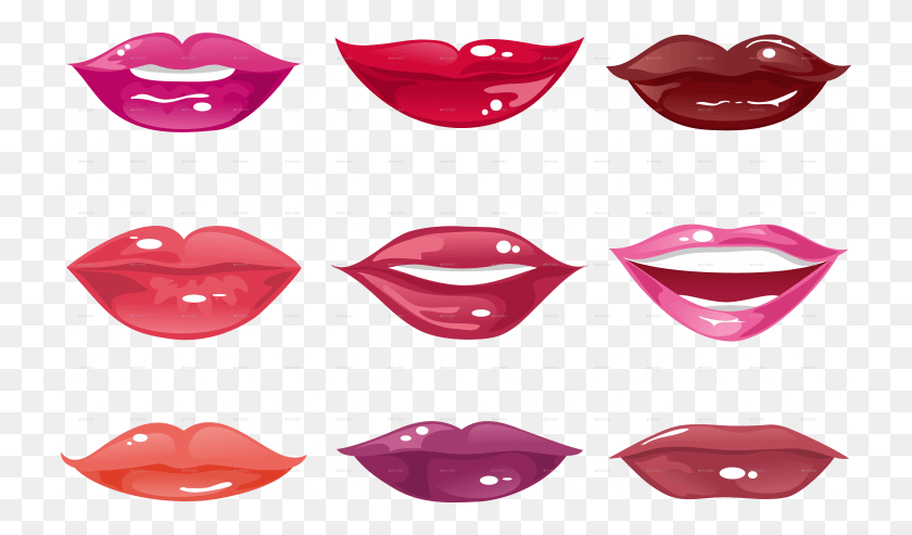 728x433 Medium Size Of Lips Drawing Cartoon Images Side View Diffrentes Formes De Lvres, Clothing, Apparel, Pattern HD PNG Download