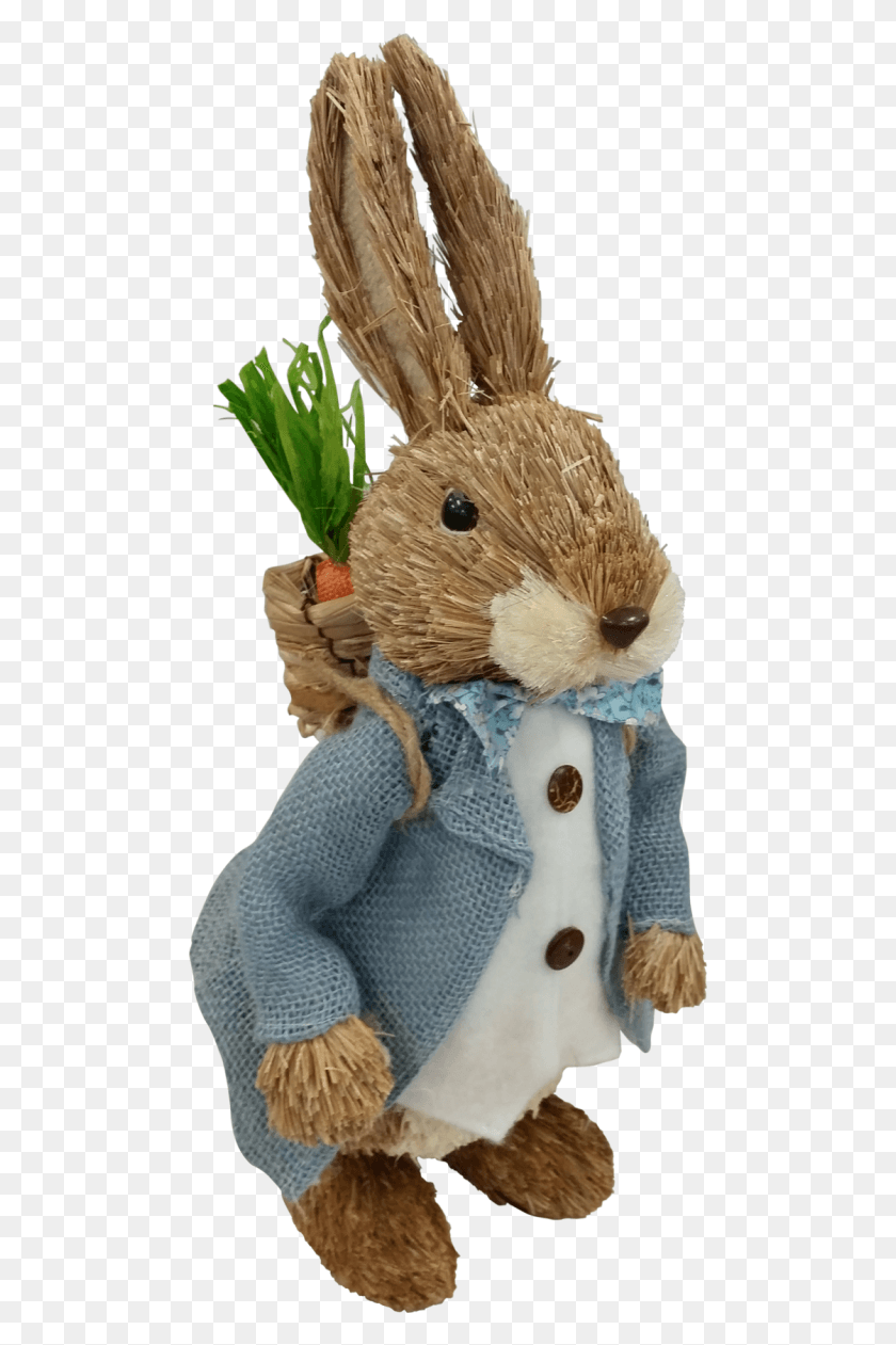 487x1201 Medium Size Shown Domestic Rabbit, Toy, Plush, Teddy Bear HD PNG Download