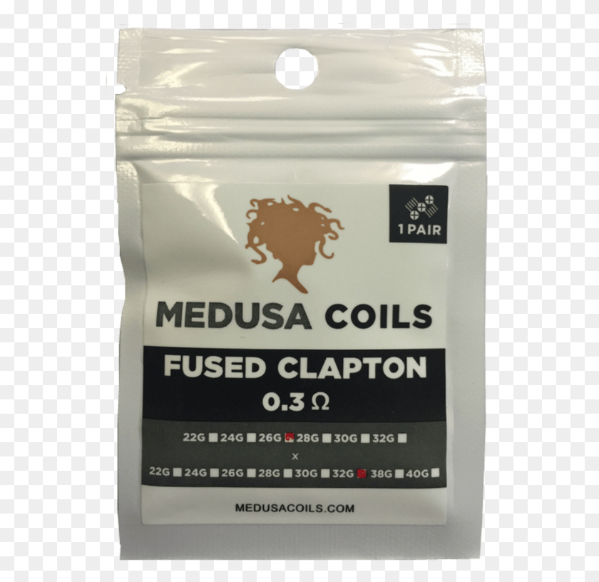 547x756 Medusa Pre Built Fused Clapton Coils Coffee, Text, Advertisement, Food HD PNG Download