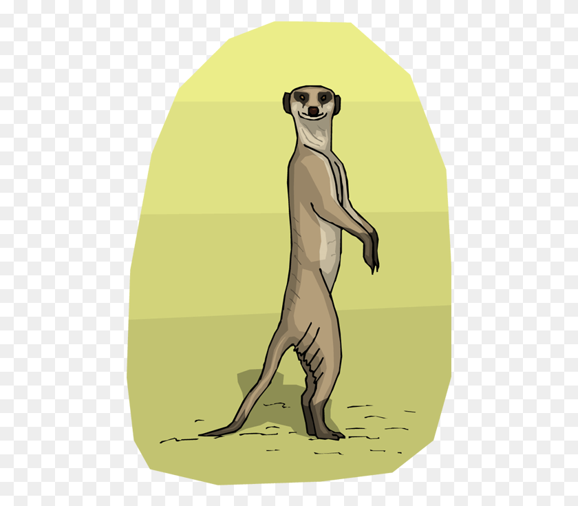 473x675 Meerkat Clip Art, Animal, Mammal, Kangaroo HD PNG Download