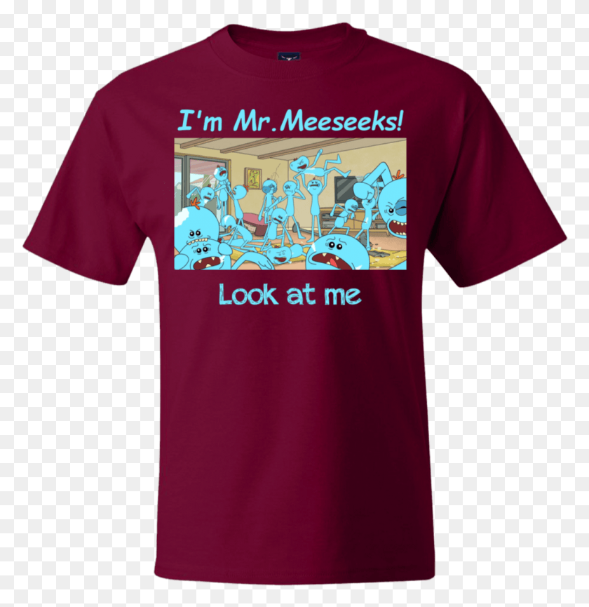 1107x1143 Meeseeks Shirt T Shirt, Clothing, Apparel, T-shirt HD PNG Download