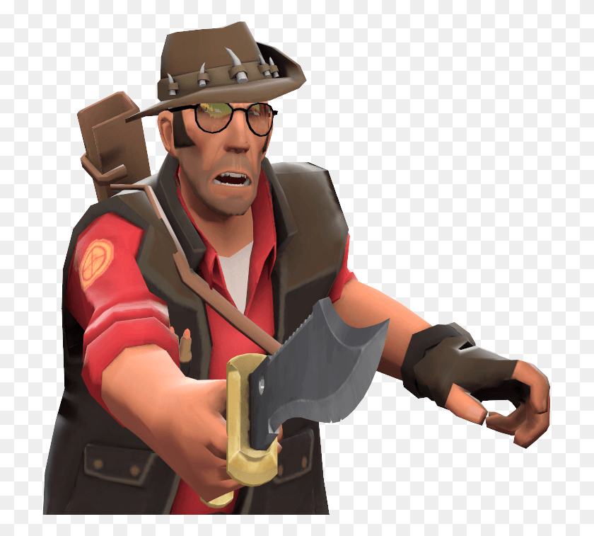 719x697 Meet All The Tf2 Characters Team Fortress Sniper, Lifejacket, Vest, Clothing HD PNG Download