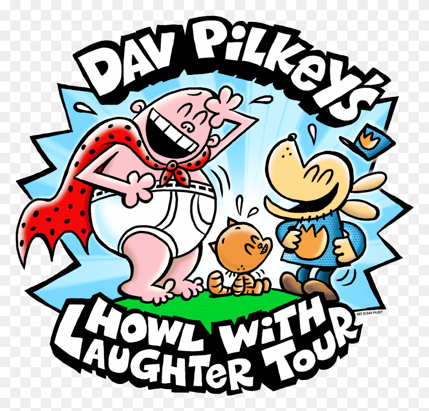 1900x1818 Meet Dav Pilkey Hear His Inspiring Story Take A Photo Dav Pilkey Howl With Laughter Tour, Label, Text, Super Mario HD PNG Download