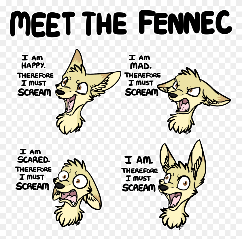 1972x1950 Meet The Fennec Exist Therefore I Must Scream, Text, Label, Advertisement HD PNG Download