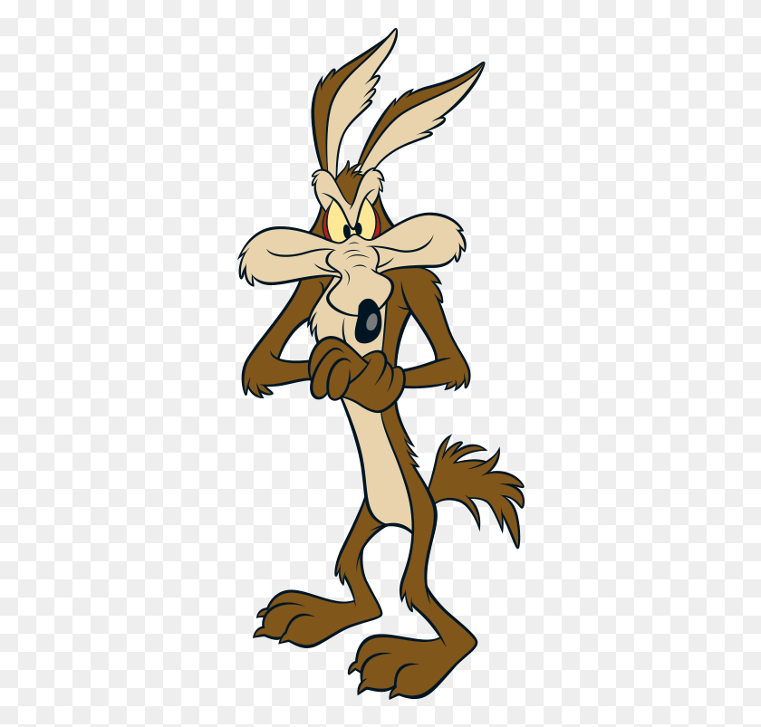 318x743 Meet Wile Coyote Wile E Coyote, Hand, Mammal, Animal HD PNG Download