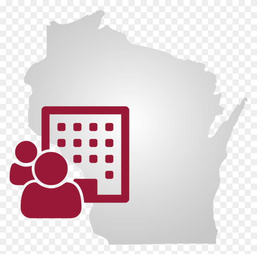 838x828 Meeting Wisconsin39s Business Amp Community Needs Wisconsin State Vector, Text, Person, Human HD PNG Download