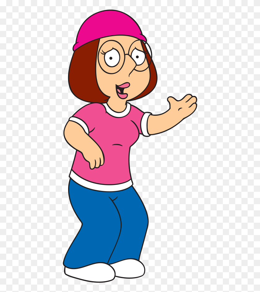 435x884 Descargar Png Meg Griffin Peter Griffin Stewie Griffin Lois Griffin Meg Family Guy, Persona, Humano, Brazo Hd Png