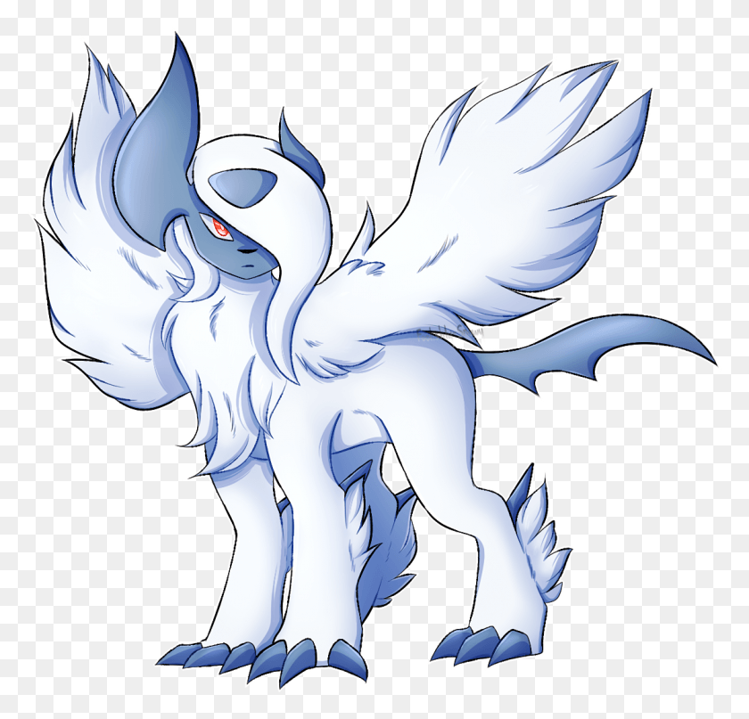 1119x1072 Mega Absol Mythical Creature, Horse, Mammal HD PNG Download