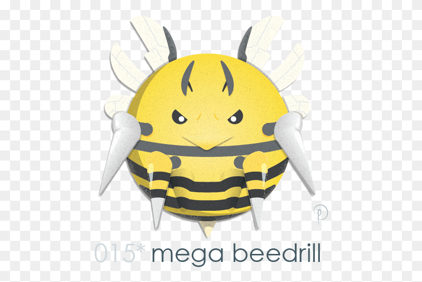 466x502 Mega Beedrillbecause Getting Stung Three Times Didnt Stuffed Toy, Clothing, Apparel, Rattle HD PNG Download