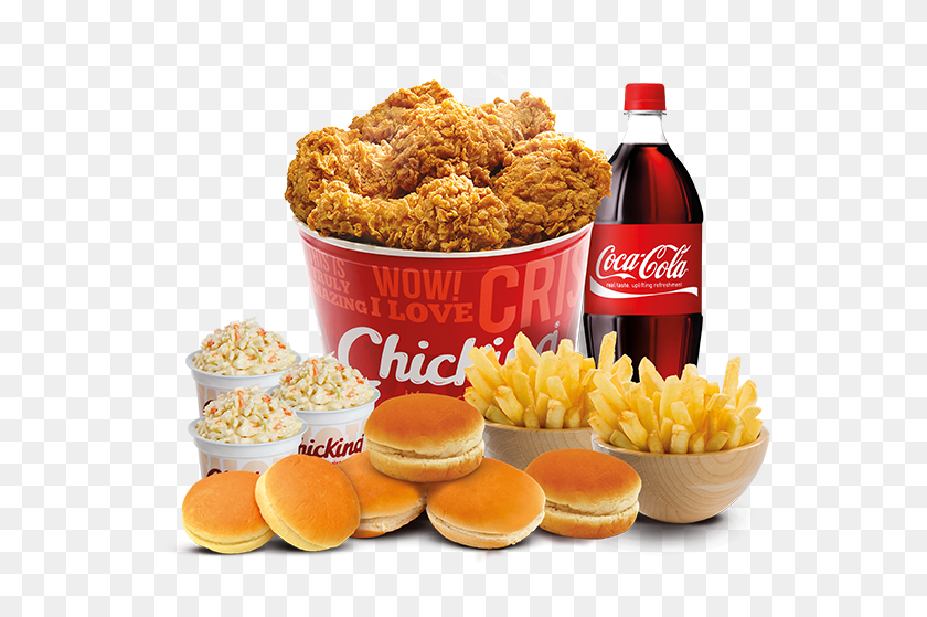 557x499 Mega Bucket Meal Bucket Chicking, Burger, Food, Fried Chicken HD PNG Download