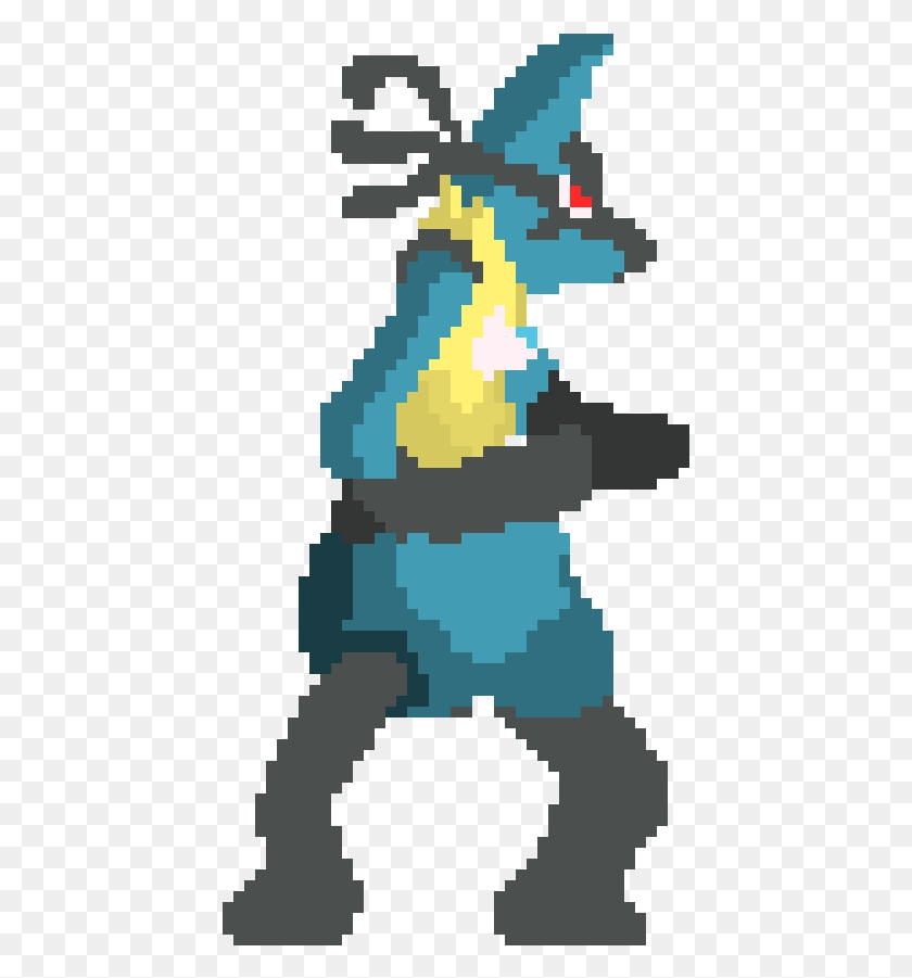 431x841 Mega Lucario Idle Lucario, Rug, Minecraft, Graphics HD PNG Download