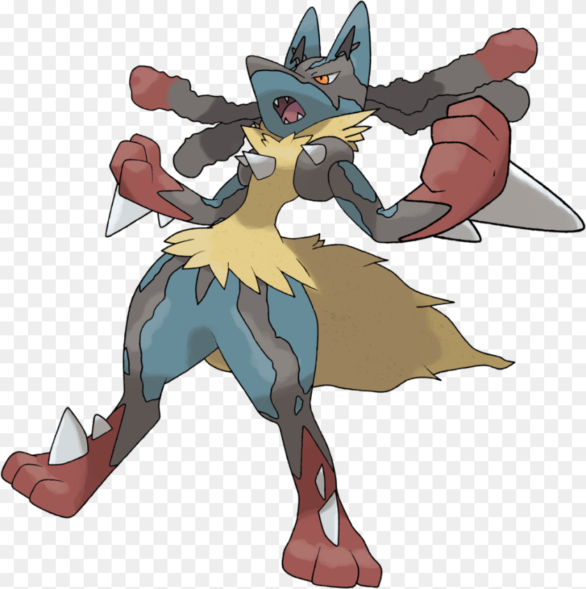 981x984 Mega Lucario V2 By Theangryaron Pokemon Mega Lucario, Book, Comics, Publication, Baby Sticker PNG