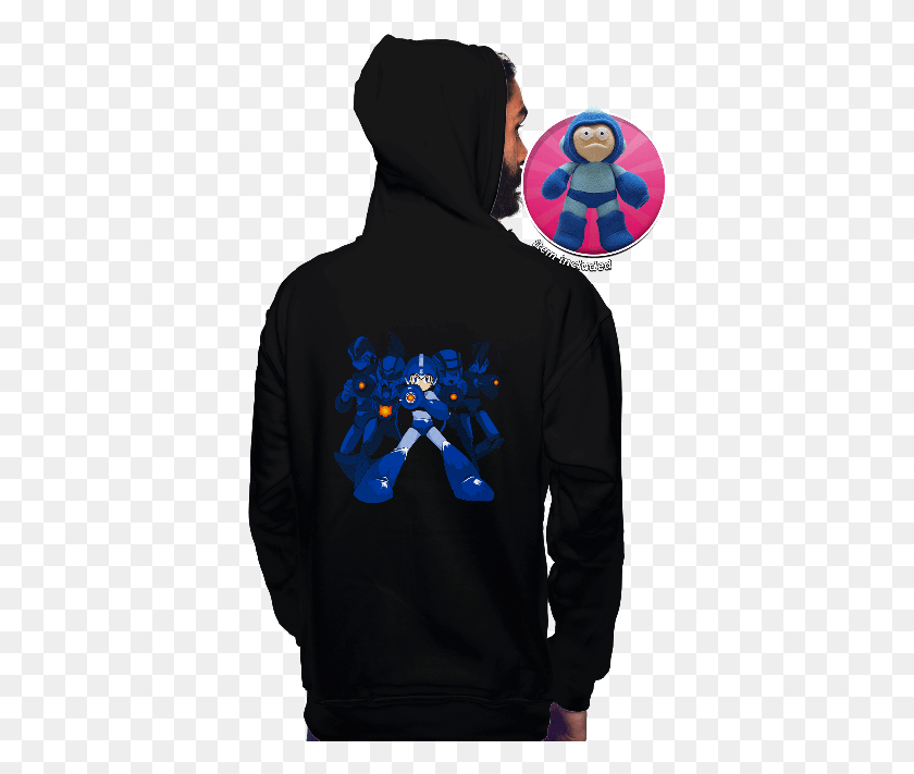 386x651 Descargar Png / Camiseta Mega Man Bundle, Ropa, Ropa, Sudadera Hd Png