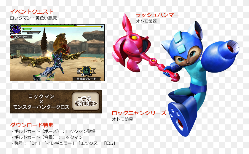 776x460 Descargar Png Mega Man Invades Monster Hunter X Monster Hunter Generations Dlc, Avión, Vehículo Hd Png