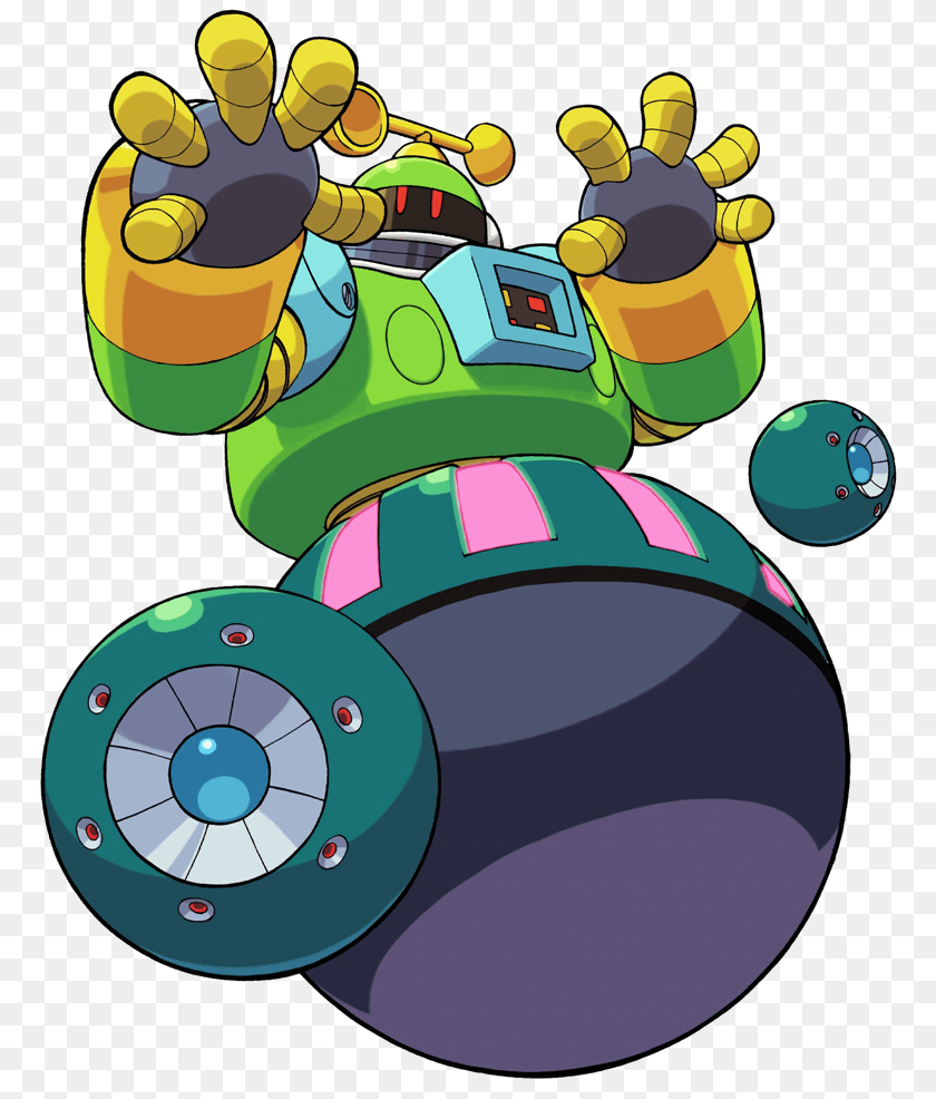 Mega Man Robot Masters, Sphere Sticker PNG