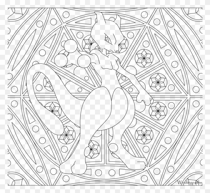 1225x1123 Mega Mewtwo X And Yng Pages Pokemon Shadow Exceptional Adult Pokemon Coloring Pages, Gray, World Of Warcraft HD PNG Download