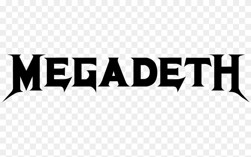 2000x1250 Megadeth Logo Black, Green, Text, Plant, Vegetation PNG