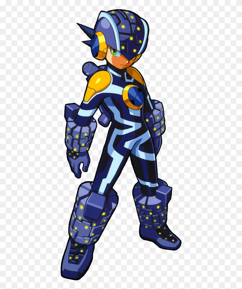 421x943 Descargar Png Megaman Battle Network Bug Style Megaman Nt Warrior Forms, Robot, Disfraz, Pantalones Hd Png