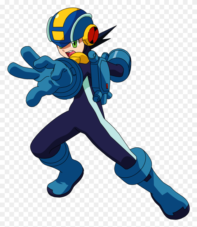 814x944 Megaman Exe, Person, Human, People HD PNG Download