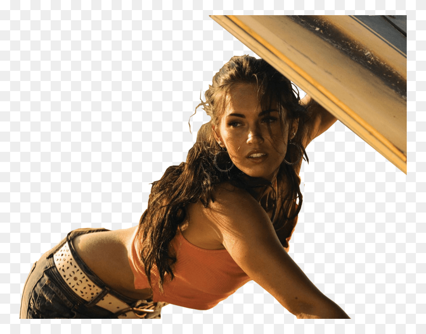 764x600 Megan Fox Dan Balan Lendo Calendo Ft Tany Vander, Person, Human, Working Out HD PNG Download