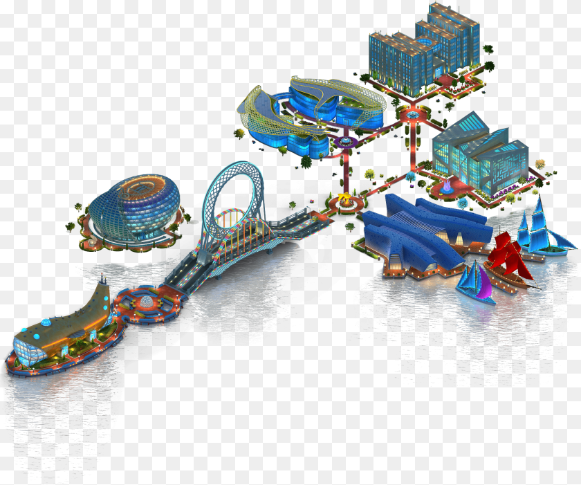 1963x1639 Megapolis Wiki Christmas Tree, Amusement Park, Fun, Roller Coaster, Boat Transparent PNG