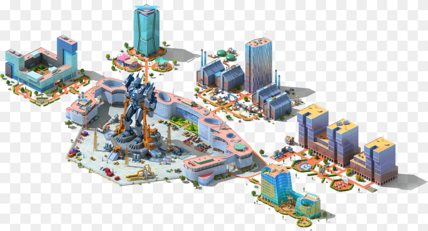 Megapolis Wiki Cityscape, City, Urban, Architecture, Building Sticker PNG