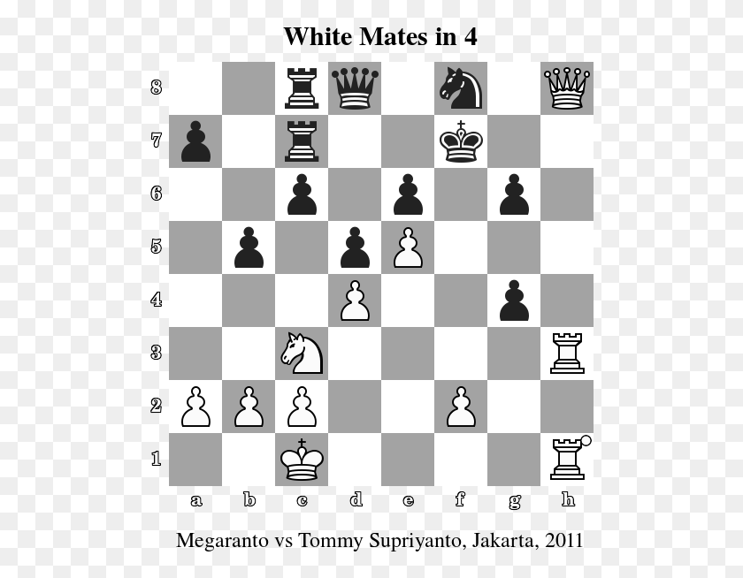 502x594 Megaranto Vs Tommy Supriyanto Jakarta 2011 Positional Chess Puzzles, Game, Photography HD PNG Download