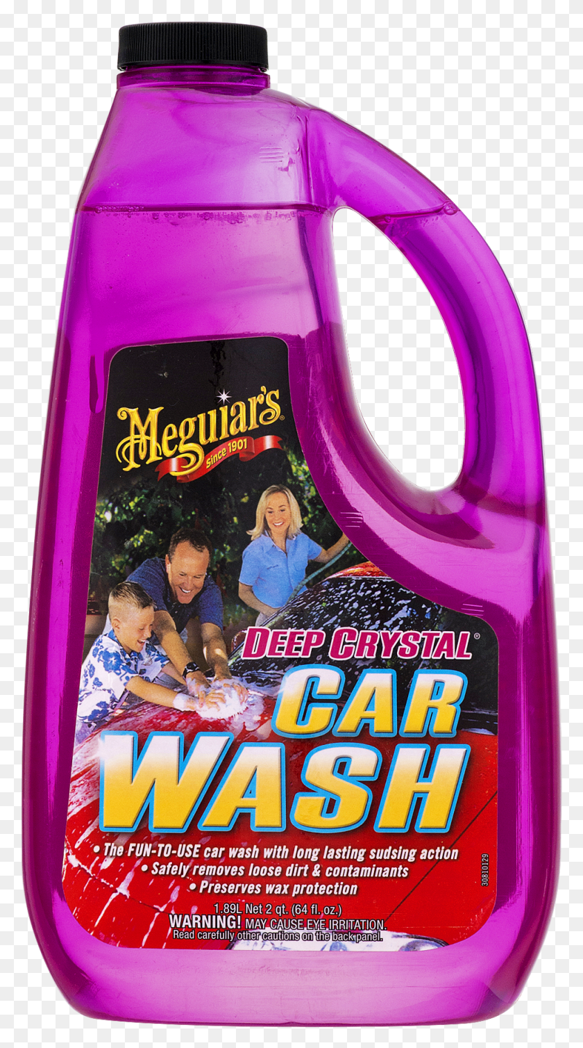 970x1801 Meguiars Deep Crystal Car Wash, Person, Human, Bottle HD PNG Download