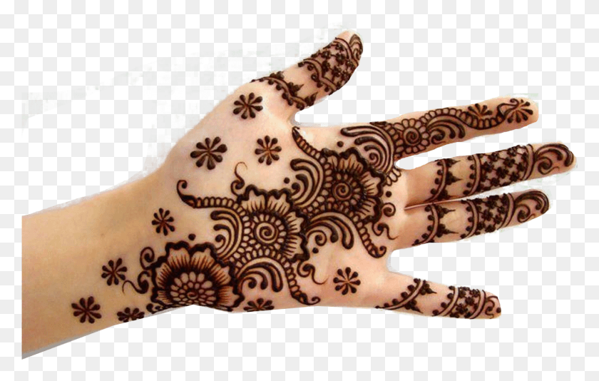 1369x833 Mehndi Free Desktop Background Simple Front Hand Mehandi Design, Tattoo, Skin, Henna HD PNG Download