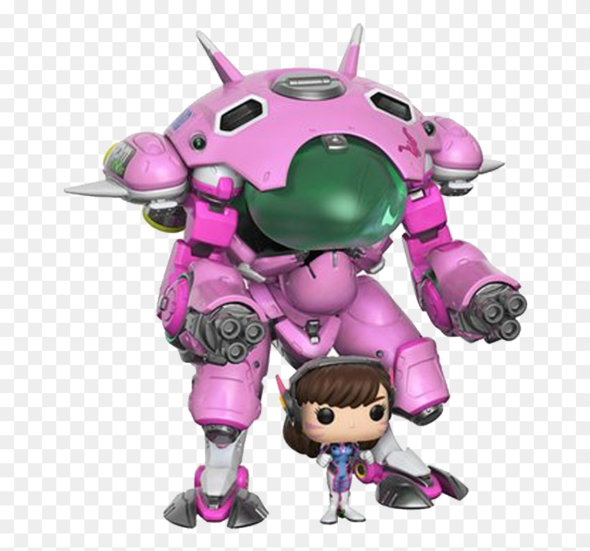 664x725 Meka With D Dva Overwatch Funko Pop, Toy, Robot, Costume HD PNG Download