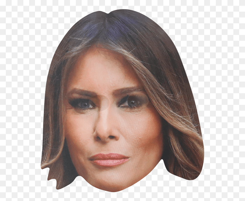 563x630 Melania Trump, Face, Person, Human HD PNG Download