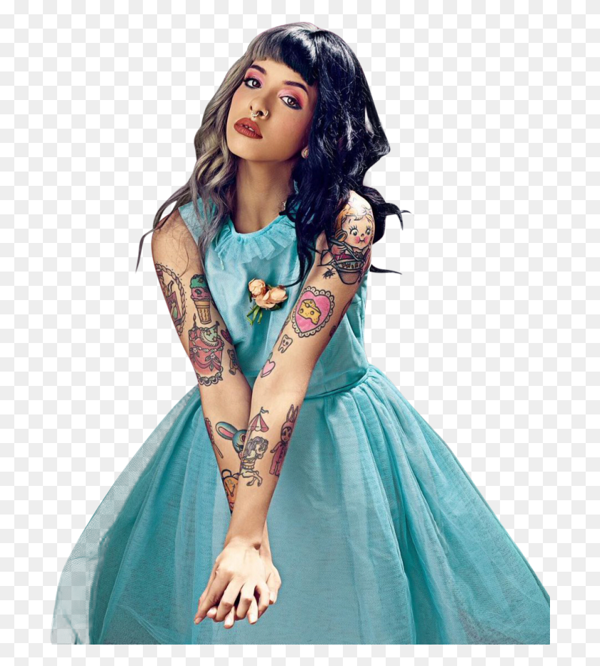 700x872 Melanie Martinez Melanie Martinez Melanie Martinez Melanie Martinez Arm Tattoos, Skin, Person, Human HD PNG Download