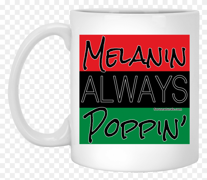 1137x974 Melanin Always Poppin39 White Mug Coffee Cup, Cup, Soil HD PNG Download