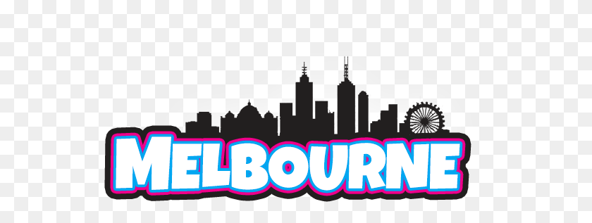 546x257 Melbourne To 1 Image Skyline, Text, Word, Crowd HD PNG Download