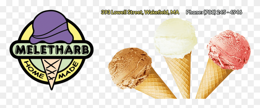 1106x412 Meletharb Homemade Ice Cream Meletharbs Ice Cream, Cream, Dessert, Food HD PNG Download