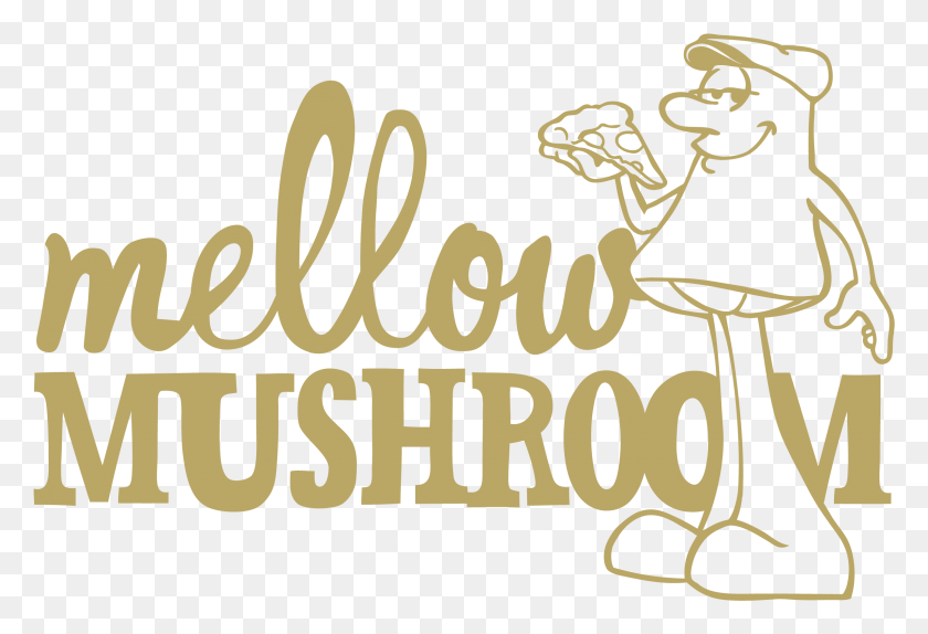 2397x1581 Mellow Mushroom, Text, Label, Calligraphy HD PNG Download