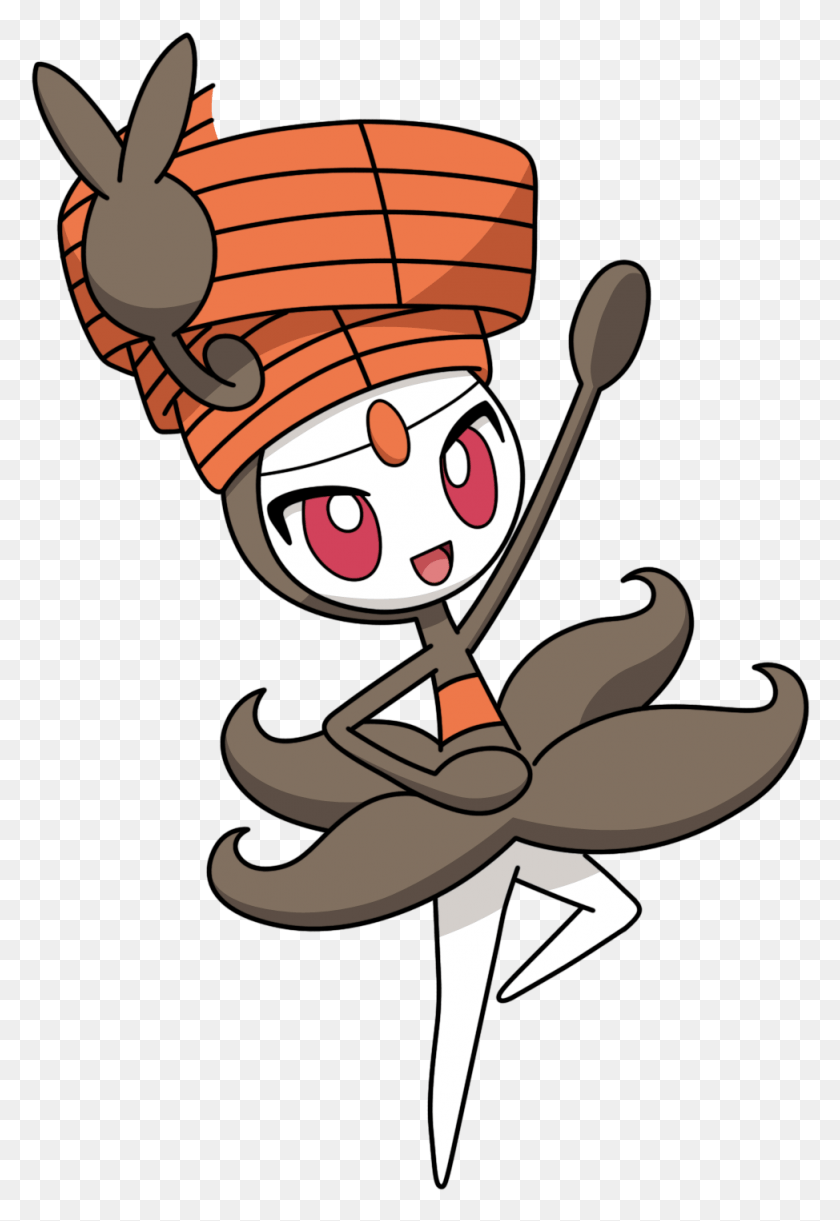 974x1450 Descargar Png / Meloetta Pirouette Forme, Chef Hd Png