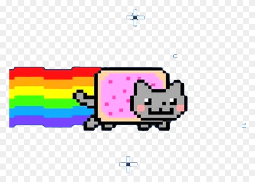 1001x695 Meme Gif Banner Free Nyan Cat Gif, Fire Truck, Truck, Vehicle HD PNG Download