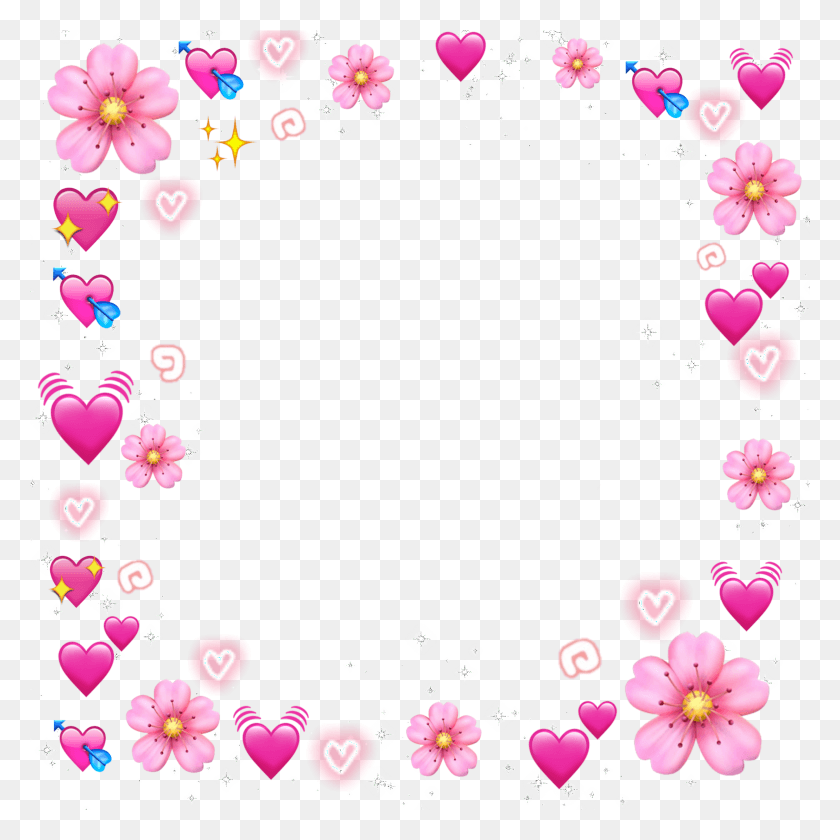 2463x2463 Наклейки Мемов Picsart Emoji Wallpaper Emojis Heart Emoji Crown, Графика, Цветочный Дизайн Hd Png Скачать