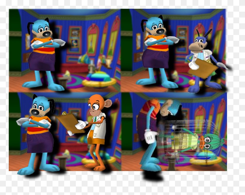 836x653 Memeis This Toontown Loss Cartoon, Toy, Collage, Poster HD PNG Download