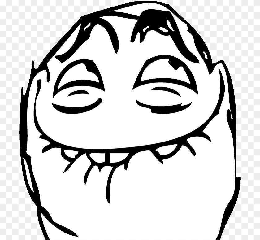 Memes Graciosos Laughing Rage Comic, Stencil, Person, Art, Drawing Clipart PNG