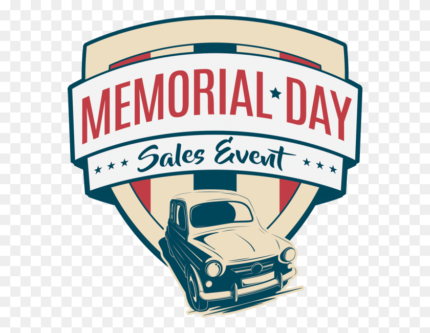 576x591 Memorial Day Sales Event Antique Car, Advertisement, Poster, Flyer HD PNG Download