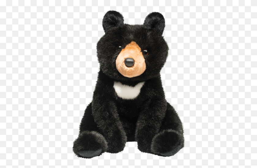 373x488 Memphis Black Bear Black Bear Stuffed Animal Transparent, Toy, Teddy Bear, Giant Panda HD PNG Download