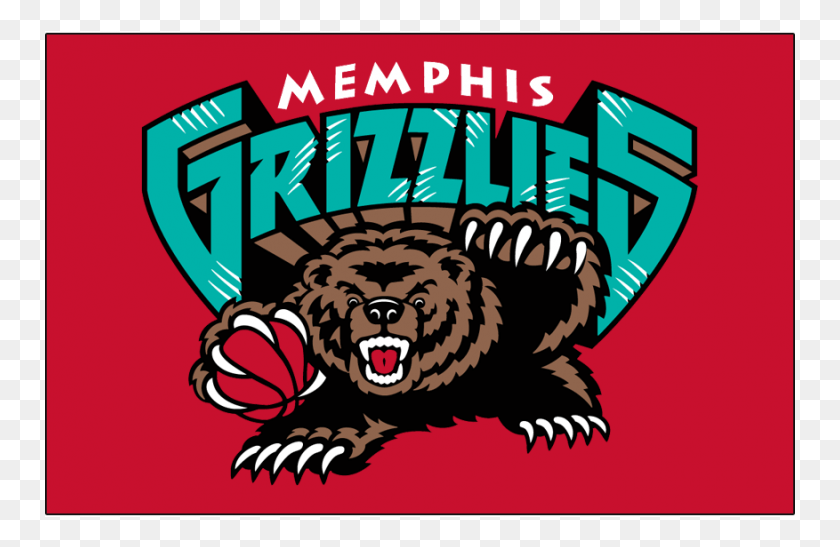 751x487 Descargar Png Memphis Grizzlies Logos Iron On Stickers And Peel Off Memphis Grizzlies Wallpaper Iphone, Mamífero, Animal, Cartel Hd Png