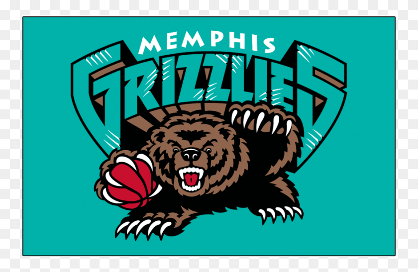 751x487 Descargar Png Memphis Grizzlies Logos De Hierro En Las Pegatinas Y Peel Off Vancouver Grizzlies Logotipo, Animal, Mamífero, La Vida Silvestre Hd Png